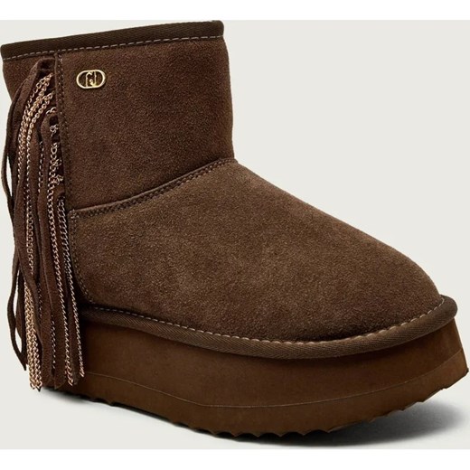 Liu Jo Śniegowce JANE 09 | zamsz - id: LC255W000024ZT9 - marki Liu Jo - 187281367 Liu Jo Śniegowce JANE 09 | zamsz ze sklepu Gomez Fashion Store w kategorii Śniegowce damskie - zdjęcie 187281367