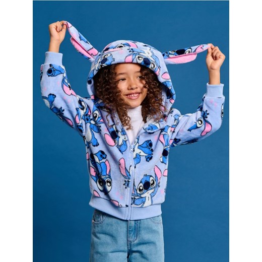 Sinsay - Bluza z uszami Stitch - niebieski ze sklepu Sinsay w kategorii Bluzy dziewczęce - zdjęcie 187281985