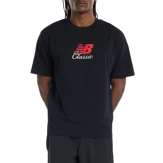 Koszulka męska New Balance MT53610BK - czarna ze sklepu streetstyle24.pl w kategorii T-shirty męskie - zdjęcie 187282006