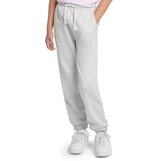 Spodnie dziecięce New Balance LAKG0058AHH - szare ze sklepu streetstyle24.pl w kategorii Spodnie dziewczęce - zdjęcie 187282018