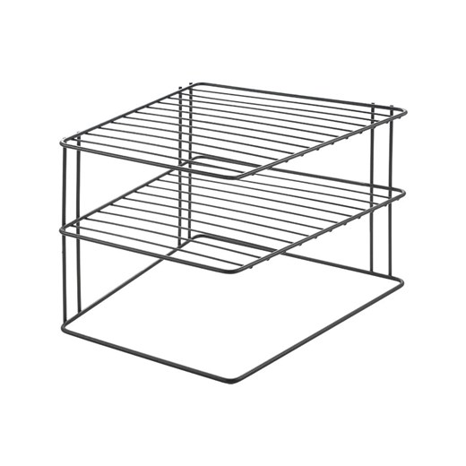 metaltex Regał "Palio" w kolorze czarnym do rogu szafki - 25 x 19 x 25 cm - id: 17154197 - marki Metaltex - 187282099 metaltex Regał "Palio" w kolorze czarnym do rogu szafki - 25 x 19 x 25 cm ze sklepu Limango Polska w kategorii Akcesoria i przechowywanie - zdjęcie 187282099