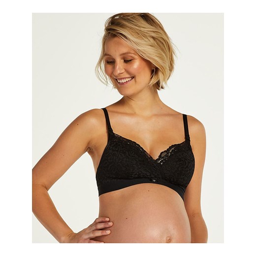 Hunkemöller Biustonosz w kolorze czarnym do karmienia ze sklepu Limango Polska w kategorii Bielizna ciążowa - zdjęcie 187282139