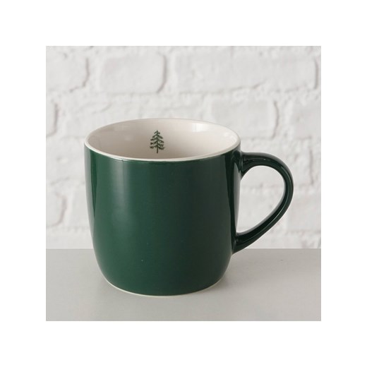 Boltze Kubek jumbo &quot;Anina&quot; w kolorze ciemnozielonym - 420 ml ze sklepu Limango Polska w kategorii Naczynia - zdjęcie 187282448