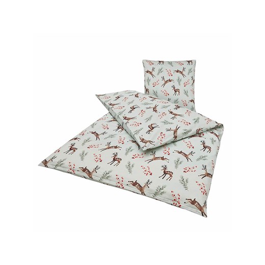 Boltze Komplet pościeli &quot;Roxy&quot; w kolorze miętowo-czerwonym ze sklepu Limango Polska w kategorii Pościele - zdjęcie 187282466