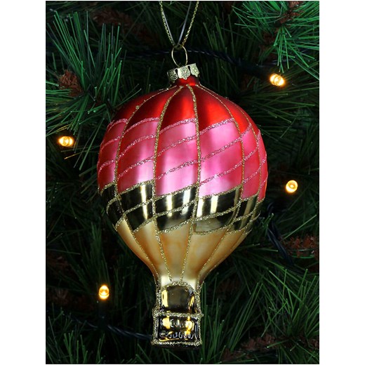 Kersten Ozdoba choinkowa &quot;Hot Air Balloon&quot; w kolorze różowym - wys. Kersten onesize okazyjna cena Limango Polska