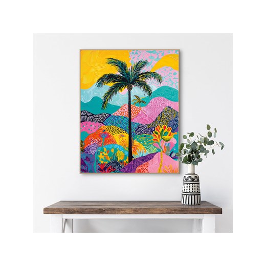 Orangewallz Druk artystyczny "Palm Layers" w ramce - id: 16915403 - marki Orangewallz - 187283425 Orangewallz Druk artystyczny "Palm Layers" w ramce ze sklepu Limango Polska w kategorii Obrazy - zdjęcie 187283425