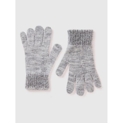 Benetton Rękawiczki w kolorze szarym 130 wyprzedaż Limango Polska