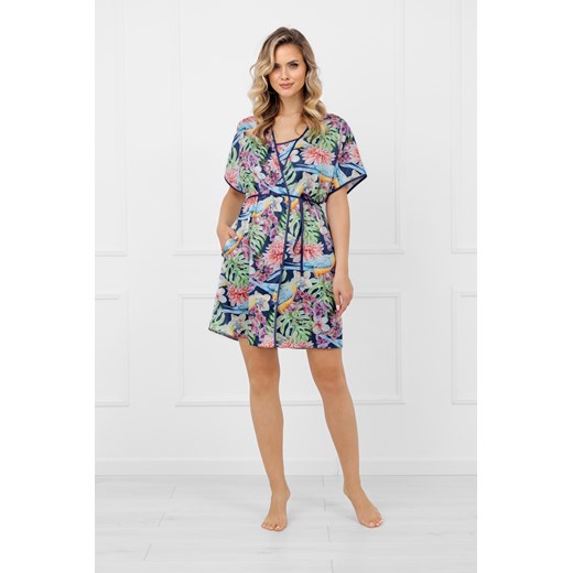Polinezja szlafrok damski krótki rękaw ze sklepu italianfashion w kategorii Szlafroki damskie - zdjęcie 187284717