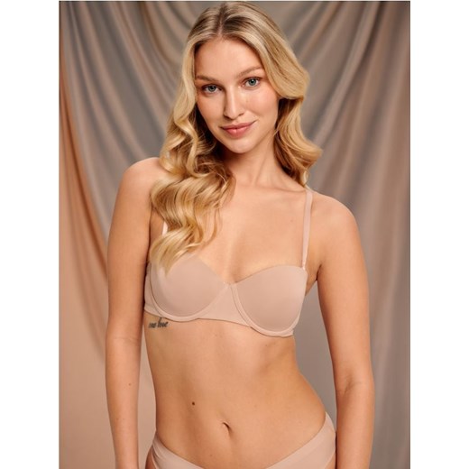 Sinsay - Biustonosz balkonetka - kremowy ze sklepu Sinsay w kategorii Biustonosze - zdjęcie 187285156