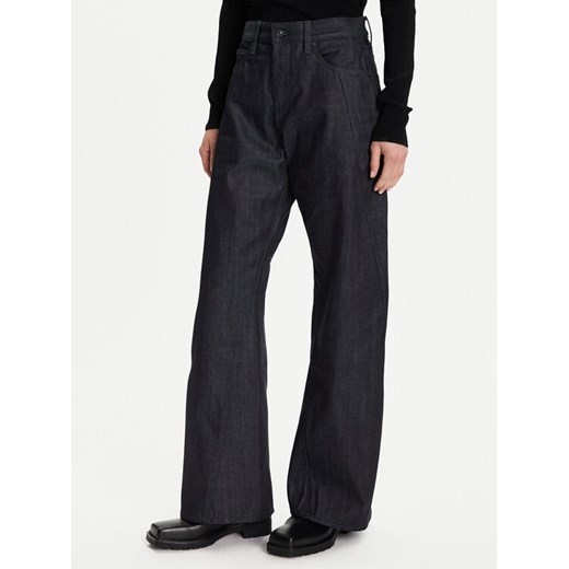 G-Star Raw Jeansy Contor 3D D27690-D315 Granatowy Wide Leg ze sklepu MODIVO w kategorii Jeansy damskie - zdjęcie 187285438
