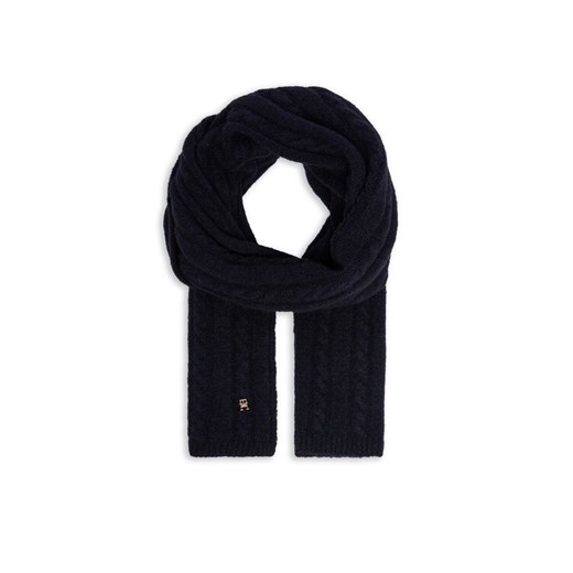 Tommy Hilfiger Szalik Timeless AW0AW16990 Granatowy ze sklepu MODIVO w kategorii Szaliki i chusty damskie - zdjęcie 187285458