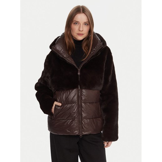 Blauer Futro 25WBLDC02178 Brązowy Regular Fit ze sklepu MODIVO w kategorii Futra damskie - zdjęcie 187285467