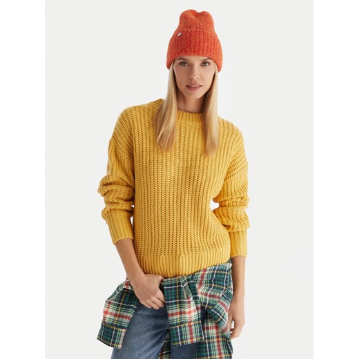 Roxy Sweter Coming Home ERJSW03666 Żółty Regular Fit - id: 0000305647399 - marki ROXY - 187285486 Roxy Sweter Coming Home ERJSW03666 Żółty Regular Fit ze sklepu MODIVO w kategorii Swetry damskie - zdjęcie 187285486