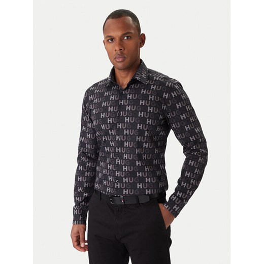 HUGO Koszula Ermo 50555775 Czarny Casual Fit - id: 0000305678300 - marki Hugo Boss - 187285566 HUGO Koszula Ermo 50555775 Czarny Casual Fit ze sklepu MODIVO w kategorii Koszule męskie - zdjęcie 187285566