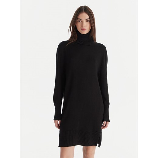 BOSS Sukienka dzianinowa C_Feringatessa 50550493 Czarny Relaxed Fit - id: 0000305478214 - marki BOSS HUGO BOSS - 187285568 BOSS Sukienka dzianinowa C_Feringatessa 50550493 Czarny Relaxed Fit ze sklepu MODIVO w kategorii Sukienki - zdjęcie 187285568