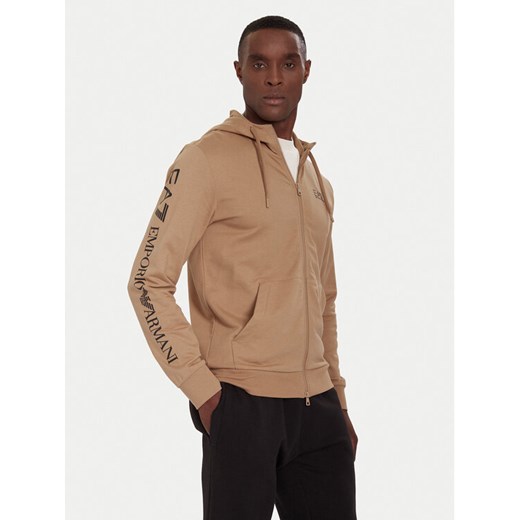 EA7 Emporio Armani Bluza 7M000568 AF13512 U6171 Beżowy Regular Fit ze sklepu MODIVO w kategorii Bluzy męskie - zdjęcie 187285606