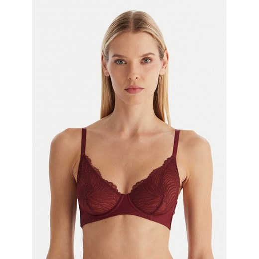 Ysabel Mora Biustonosz z fiszbiną 10776 Bordowy ze sklepu MODIVO w kategorii Biustonosze - zdjęcie 187285615