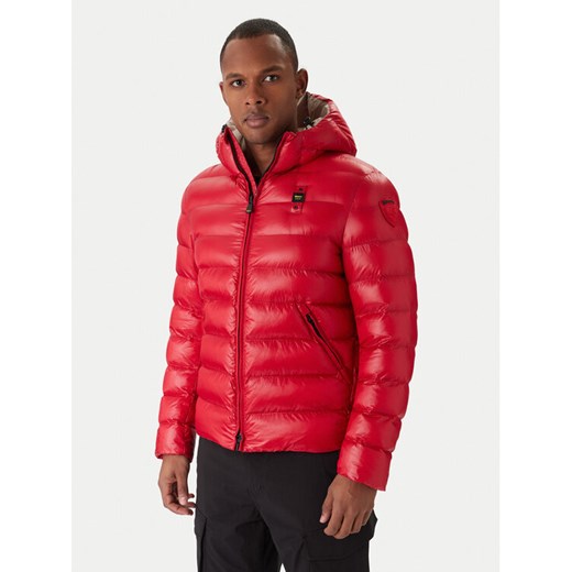 Blauer Kurtka przejściowa 25WBLUC02079 Czerwony Regular Fit ze sklepu MODIVO w kategorii Kurtki męskie - zdjęcie 187285619