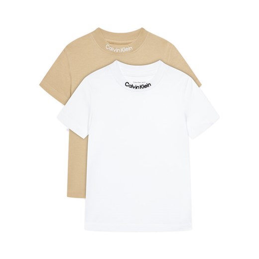 Calvin Klein Jeans Komplet t-shirtów Embro Logo IB0IB02529 M Kolorowy Regular Fit ze sklepu MODIVO w kategorii T-shirty chłopięce - zdjęcie 187285639