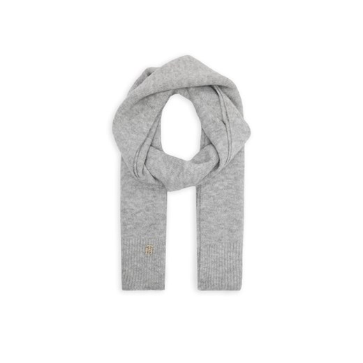 Tommy Hilfiger Szalik Luxe AW0AW16646 Szary ze sklepu MODIVO w kategorii Szaliki i chusty damskie - zdjęcie 187285659