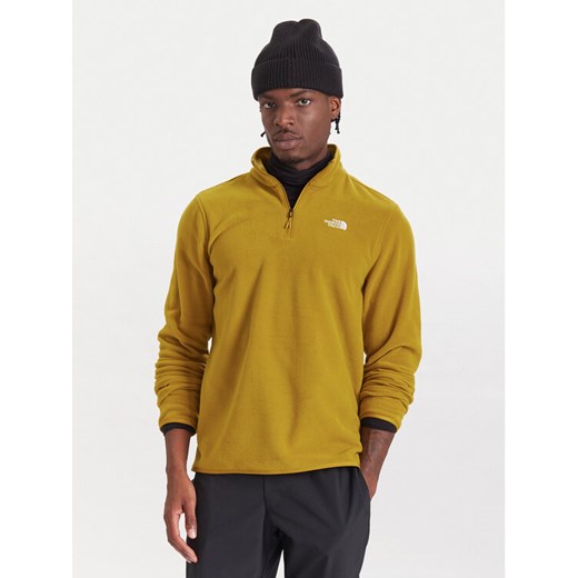 The North Face Polar Glacier NF0A8D0Q Żółty Regular Fit ze sklepu MODIVO w kategorii Bluzy męskie - zdjęcie 187285697
