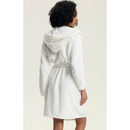 Hendrson szlafrok damski z kapturem Daryl 43612-01X, Kolor kremowy, Rozmiar L, Henderson ze sklepu Primodo w kategorii Szlafroki damskie - zdjęcie 187287418