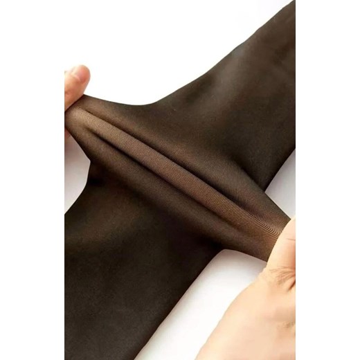 Rajstopy zimowe kryjące z efektem nude 880 DEN 7801, Kolor czarno-beżowy, Rozmiar S, Magnetis ze sklepu Intymna w kategorii Rajstopy - zdjęcie 187287558