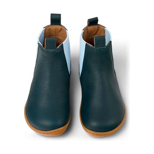 Camper Skórzane sztyblety w kolorze niebiesko-błękitnym Camper 28 Limango Polska okazja