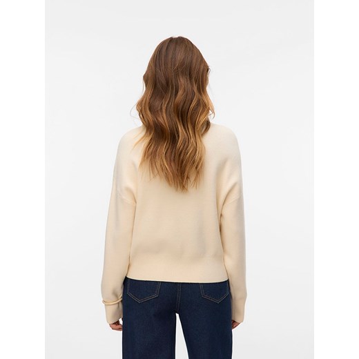 Vero Moda Sweter w kolorze beżowym Vero Moda M promocja Limango Polska