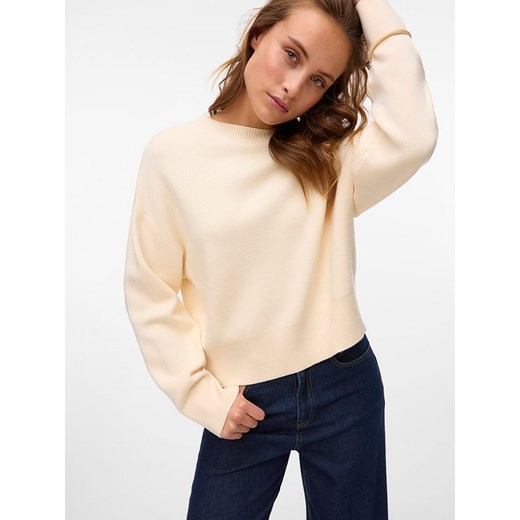 Vero Moda Sweter w kolorze beżowym Vero Moda S Limango Polska promocyjna cena