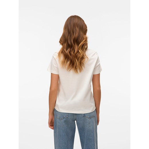 Vero Moda Koszulka w kolorze białym Vero Moda L promocja Limango Polska