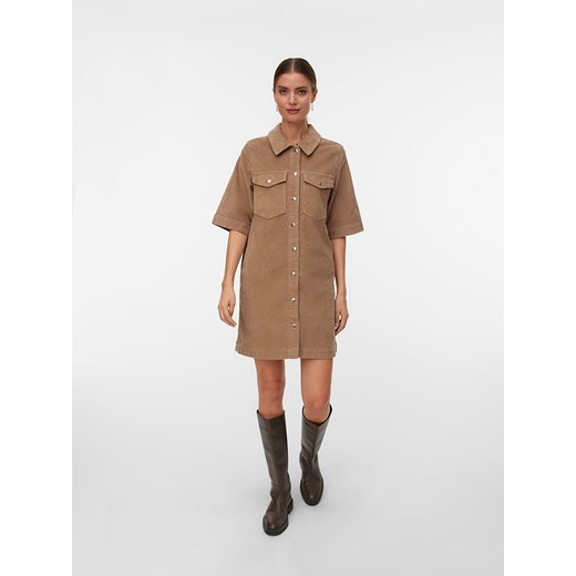 Vero Moda Sukienka w kolorze beżowym ze sklepu Limango Polska w kategorii Sukienki - zdjęcie 187288526