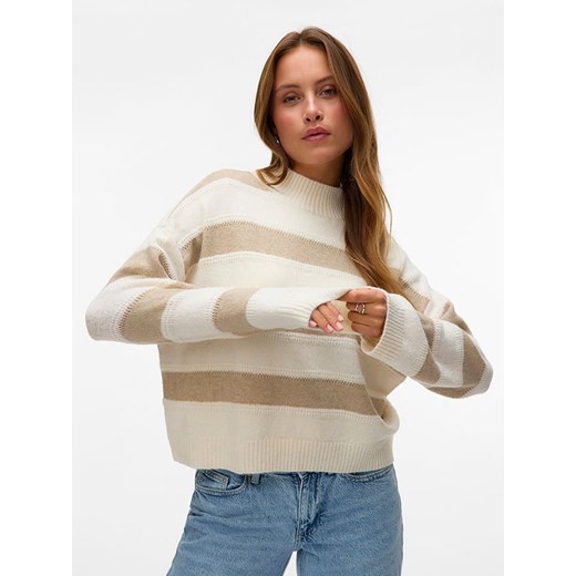Vero Moda Sweter w kolorze beżowym Vero Moda XS promocyjna cena Limango Polska