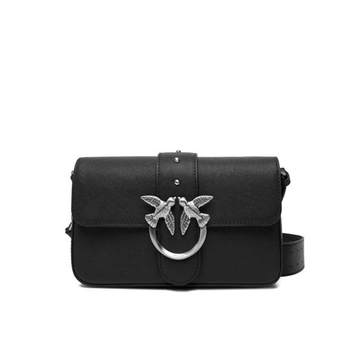 Torebka PINKO Love One Slouchy Zip Mini AI 25-26 PLTT 105345 A2JG Czarny - id: 8053177173734 - marki Pinko - 187288706 Torebka PINKO Love One Slouchy Zip Mini AI 25-26 PLTT 105345 A2JG Czarny ze sklepu eobuwie.pl w kategorii Listonoszki - zdjęcie 187288706