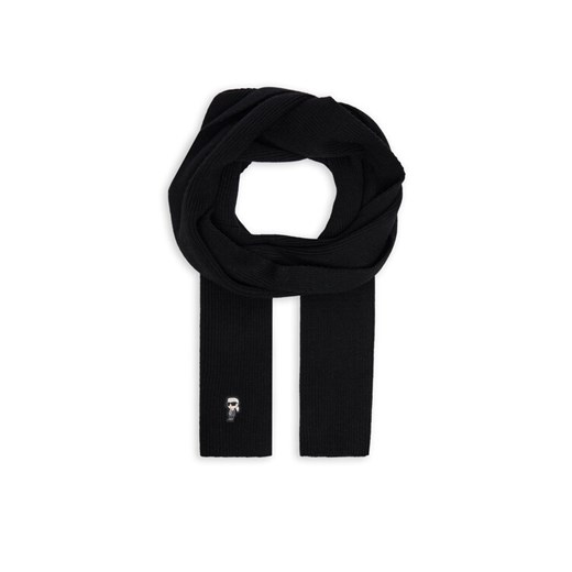 Szalik KARL LAGERFELD 246W3306 Czarny ze sklepu eobuwie.pl w kategorii Szaliki i chusty damskie - zdjęcie 187288727