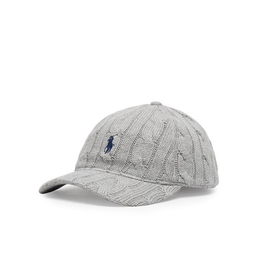 Polo Ralph Lauren Czapka z daszkiem 455981420004 Szary ze sklepu MODIVO w kategorii Czapki z daszkiem damskie - zdjęcie 187289149