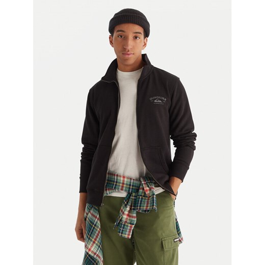 Quiksilver Bluza Zip Fleece EQYFT05134 Czarny Regular Fit - id: 0000305647221 - marki Quiksilver - 187289165 Quiksilver Bluza Zip Fleece EQYFT05134 Czarny Regular Fit ze sklepu MODIVO w kategorii Bluzy męskie - zdjęcie 187289165