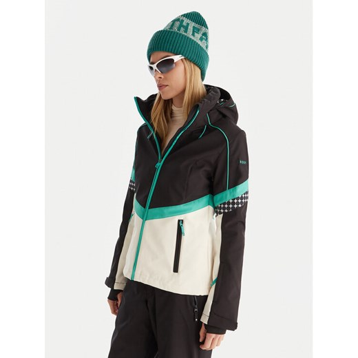 Roxy Kurtka narciarska Peak Chic Softshell Jk ERJTJ03512 Czarny Slim Fit ze sklepu MODIVO w kategorii Kurtki damskie - zdjęcie 187289166