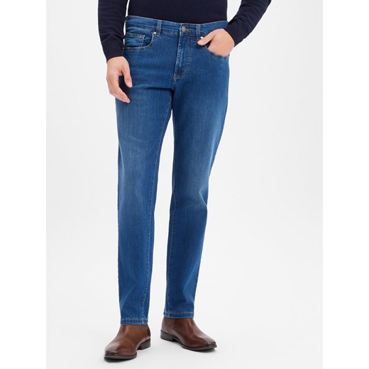 Van Graaf Dżinsy - Aiden Mężczyźni Jeansy medium stone jednolity ze sklepu vangraaf w kategorii Jeansy męskie - zdjęcie 187289417