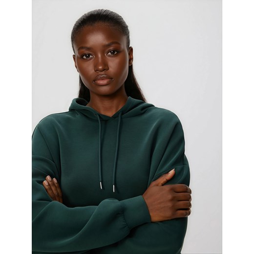 Reserved - Bluza z modalem - morski ze sklepu Reserved w kategorii Bluzy damskie - zdjęcie 187290856