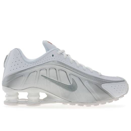 Buty młodzieżowe Nike Shox R4 CW2626-101 - biało-szare ze sklepu streetstyle24.pl w kategorii Buty sportowe dziecięce - zdjęcie 187292986