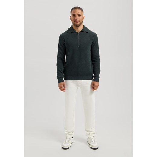 DSTREZZED Sweter w kolorze ciemnozielonym Dstrezzed XL wyprzedaż Limango Polska