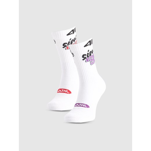 Damskie skarpetki (2-pack) 4F 4FRAW25USOCF523 - multikolor ze sklepu Sportstylestory.com w kategorii Skarpetki damskie - zdjęcie 187293548