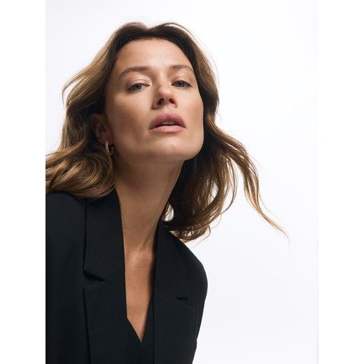 Reserved - Kolczyki z cyrkoniami - złoty ze sklepu Reserved w kategorii Kolczyki - zdjęcie 187294408