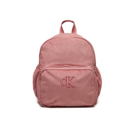 Plecak Calvin Klein Jeans Rib Cord Medium IU0IU00669 Różowy - id: 8721107022932 - marki Calvin Klein - 187294939 Plecak Calvin Klein Jeans Rib Cord Medium IU0IU00669 Różowy ze sklepu eobuwie.pl w kategorii Plecaki - zdjęcie 187294939