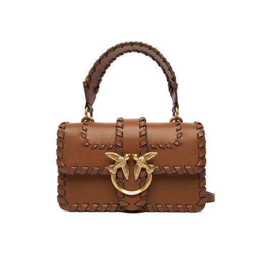 PINKO Torebka Love One Mini Cl. AI 25-26 PLTT 100059 A2OR Brązowy - id: 8053177172515 - marki Pinko - 187295047 PINKO Torebka Love One Mini Cl. AI 25-26 PLTT 100059 A2OR Brązowy ze sklepu MODIVO w kategorii Kuferki - zdjęcie 187295047