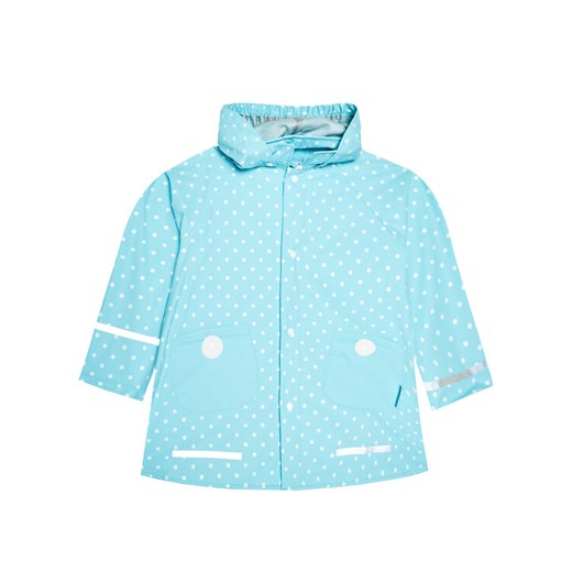 Playshoes Kurtka przeciwdeszczowa 408566 D Błękitny Regular Fit ze sklepu MODIVO w kategorii Kurtki dziewczęce - zdjęcie 187295055