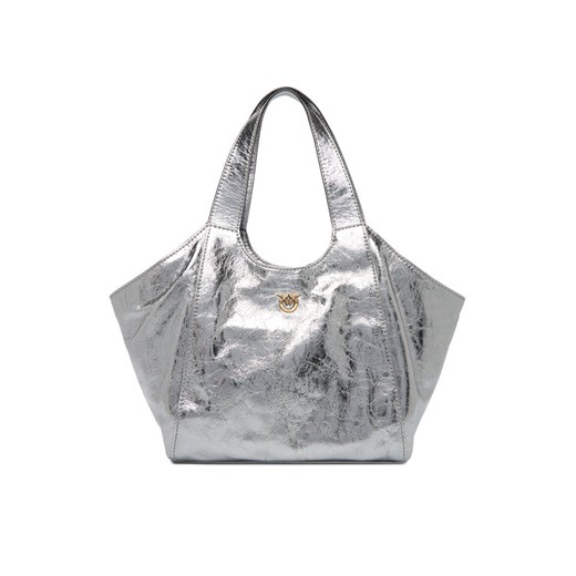 PINKO Torebka Tote Mini Bag AI 25-26 PLTT 104645 A2OT Srebrny - id: 8053177173369 - marki Pinko - 187295056 PINKO Torebka Tote Mini Bag AI 25-26 PLTT 104645 A2OT Srebrny ze sklepu MODIVO w kategorii Torebki hobo - zdjęcie 187295056