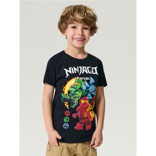 Sinsay - Koszulka Ninjago - czarny ze sklepu Sinsay w kategorii T-shirty chłopięce - zdjęcie 187297185