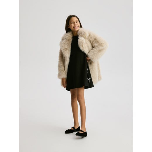 Reserved - Sukienka z kokardkami - czarny - id: 295FW-99X - marki Reserved - 187297906 Reserved - Sukienka z kokardkami - czarny ze sklepu Reserved w kategorii Sukienki dziewczęce - zdjęcie 187297906